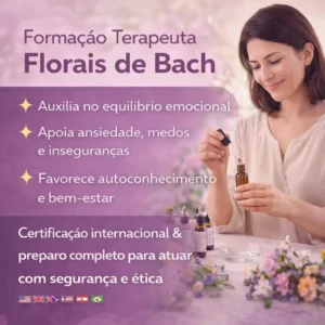Formação Terapeuta Florais de Bach - Crédito
